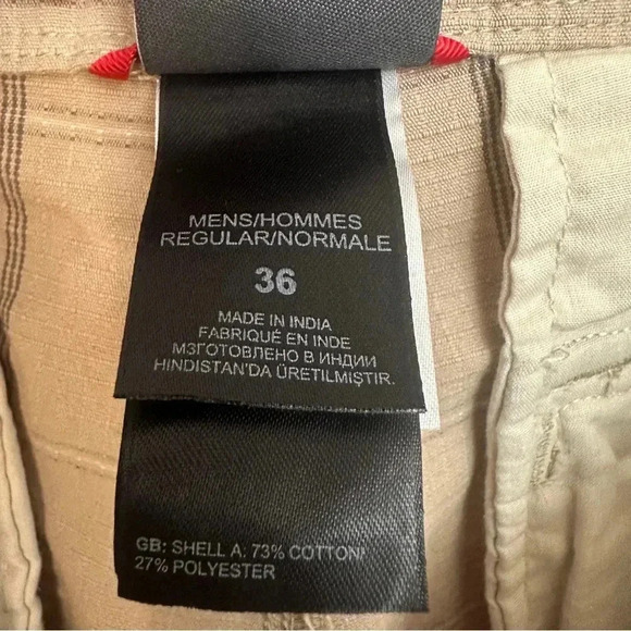 The North Face Rainier Surplus Cargo Shorts Mens Size 36 Beige Outdoor‎ Camping - Picture 12 of 16